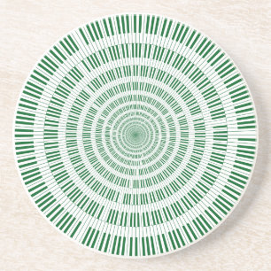 Piano Keys Circle Vortex Untersetzer