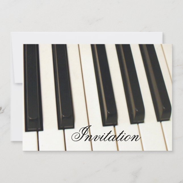 Piano Keys_ Einladung (Vorderseite)