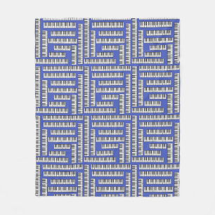 Piano Keys Fleecedecke