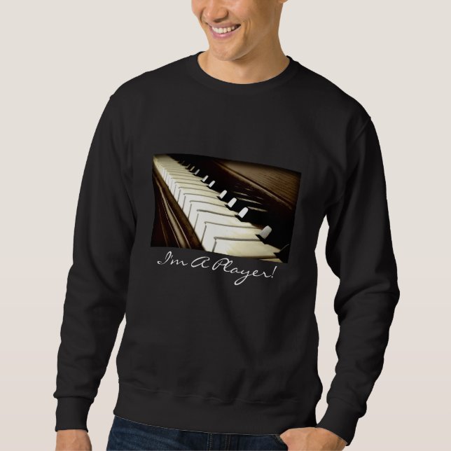 PIANO KEYS Ich bin ein Shirt zum Spielen und Musik (Vorderseite)