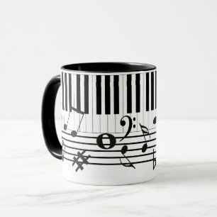 Piano Keys Instruments Tasse