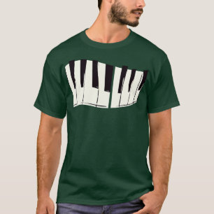 Piano Keys Keyboard Pianist Musiker T-Shirt
