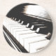 Piano Keys Macro Sandstein Untersetzer (Vorne)