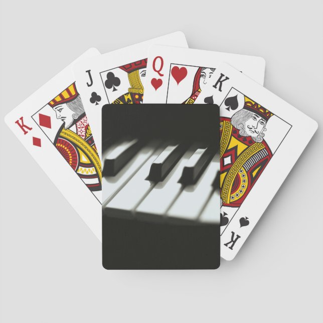 Piano Keys Music Bicycle® Play Spielkarten (Rückseite)
