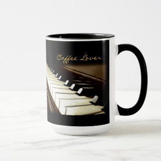 PIANO KEYS Music Lover Coffee Lover Drink Tasse