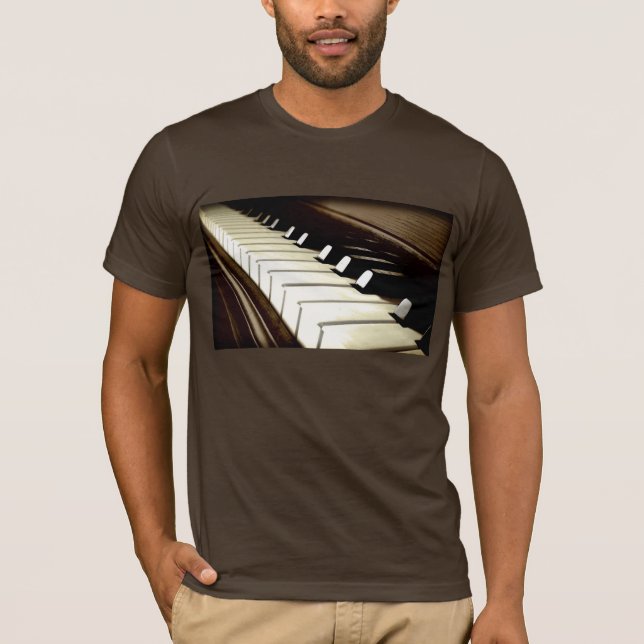 PIANO KEYS Music Lover T-shirt (Devant)
