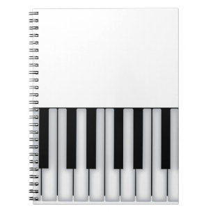 Piano Keys Notizblock
