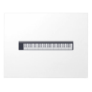 Piano Keys Notizblock