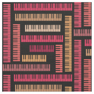 Piano Keys Pattern Stoff