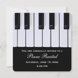 Piano Keys Piano Considérant Invitations