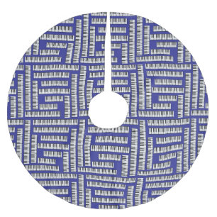 Piano Keys Polyester Weihnachtsbaumdecke
