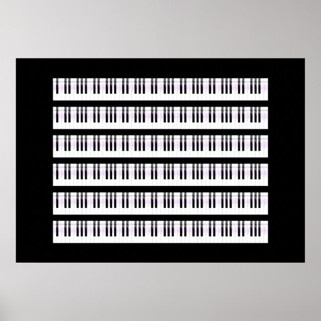 Piano Keys Poster (Vorne)