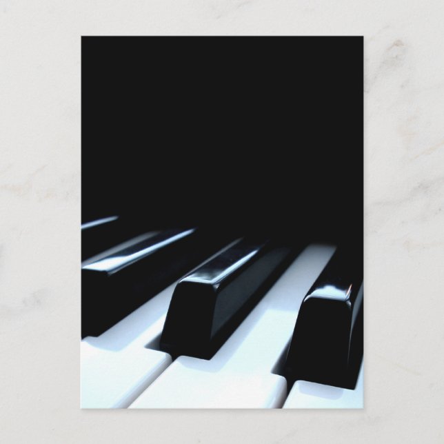 Piano Keys Postkarte (Vorderseite)