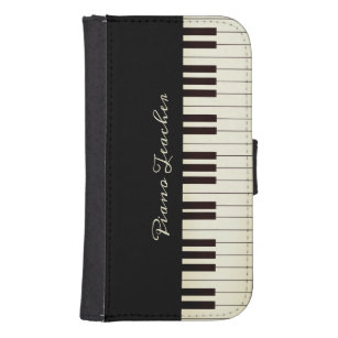 Piano Keys Galaxy S4 Geldbeutel Hülle