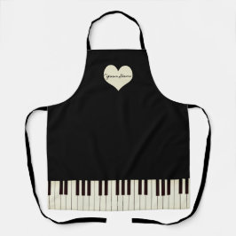 Piano Keys Schürze