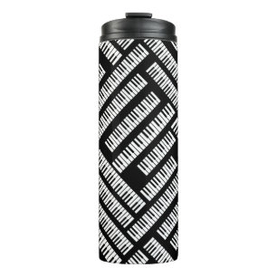 Piano Keys Thermosbecher