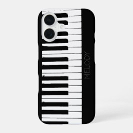 Piano Keys | Vertical | Customizable iPhone 16 Hülle