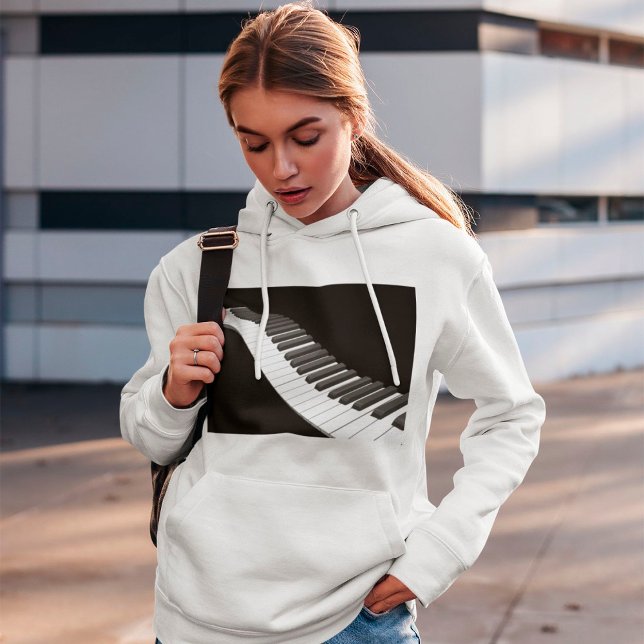 Piano Keys Womens Hoodie (Von Creator hochgeladen)