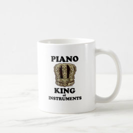 Piano King of Instruments Kaffeetasse
