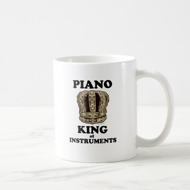 Piano King of Instruments Kaffeetasse (Rechts)