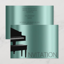 Piano Konzert Formal Minimalismus Vip Aquamarin Einladung