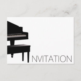 Piano Konzertfestival Einladung