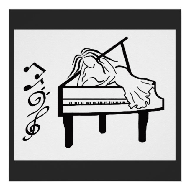 Piano Lady Poster (Vorderseite)