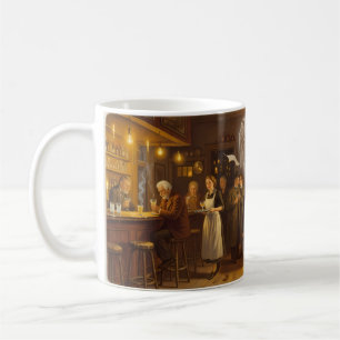 Piano Man — Golden Memories Tavernen-Glow-Tasse Kaffeetasse
