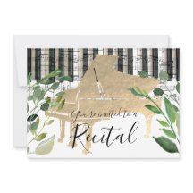 Piano mit eleganten Aquarellfarben