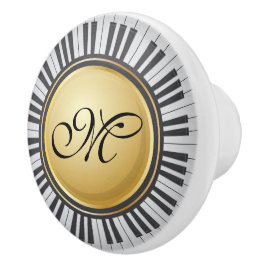 Piano Music Cabinet Knobs Keramikknauf
