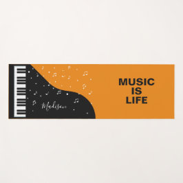 Piano Music individuelle Name Yoga-Matte Yogamatte