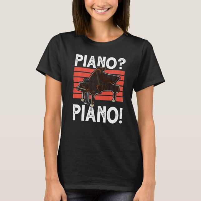 Piano-Musiker Pianist Pianist Pia T-Shirt (Vorderseite)