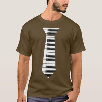 Piano Necktie Piano Player Pianist Klassische Musi T-Shirt