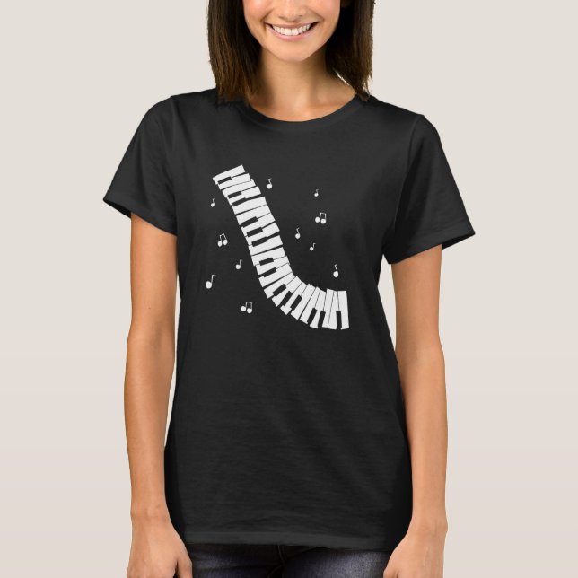 Piano Notes T-Shirt (Vorderseite)