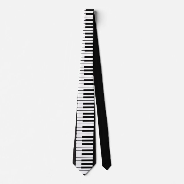 Piano Party Krawatte durch Schaufenster (Vorderseite)