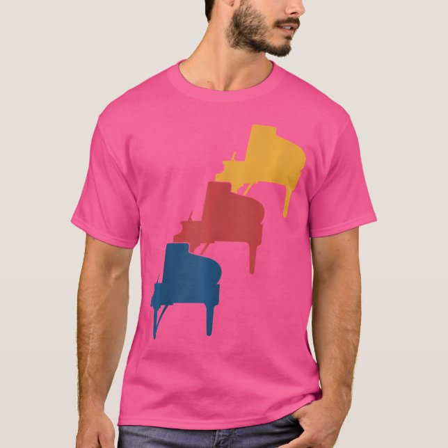 Piano Pianist Piano Player T-Shirt (Vorderseite)
