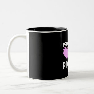 Piano-Piano Musik Pianist Ehefrau Zweifarbige Tasse
