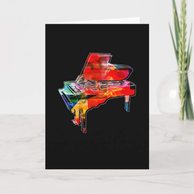 Piano Piano Piano Piano Karte (Vorderseite)