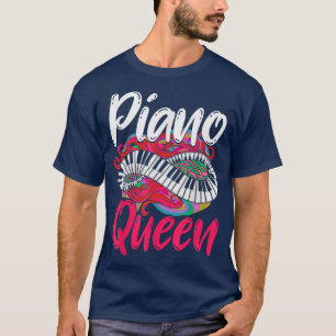 Piano Player Pianist Women Girls Music Princess Pi T-Shirt