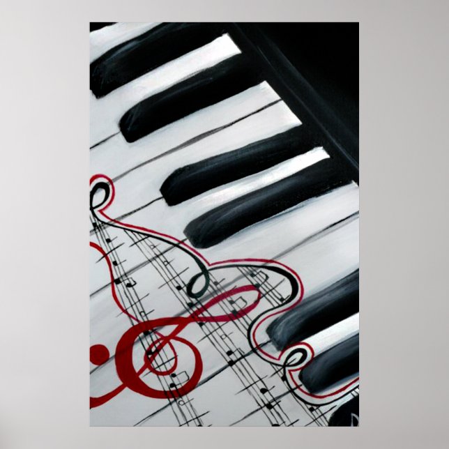 Piano Poster (Vorne)