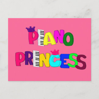 Piano Princess Card Postkarte