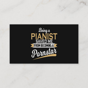 Piano Rettete mich Visitenkarte