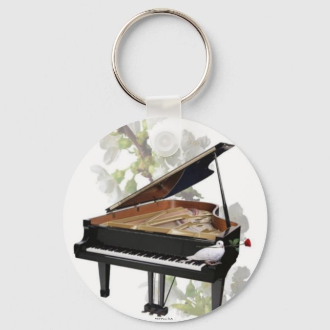 Piano-Schlüsselanhänger Schlüsselanhänger (Vorderseite)