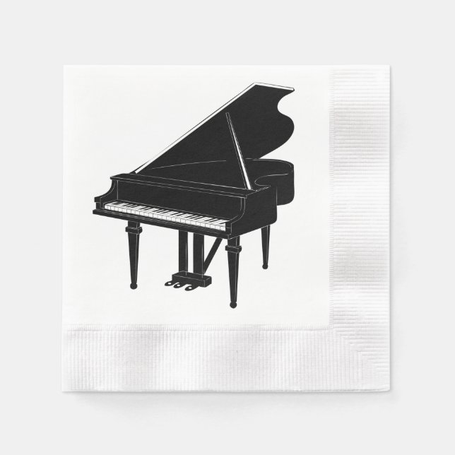 Piano Serviette (Vorderseite)