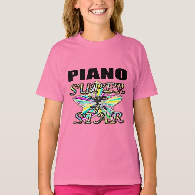 Piano Superstar T-Shirt (Vorderseite)