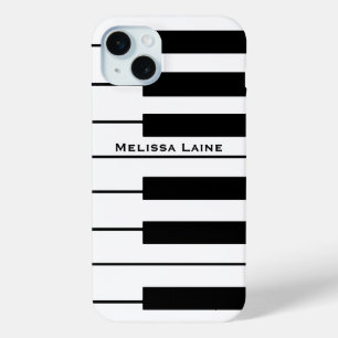 Piano-Tastatur für Schwarzweiß Case-Mate iPhone Hülle