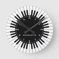 Piano-Tastatur, schwarz und weiß