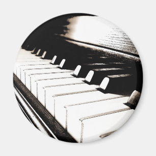 Piano-Tasten-Makro Magnet