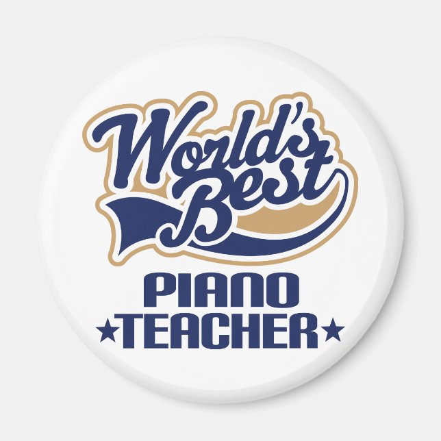 Piano Teacher-Geschenk Magnet (Vorne)