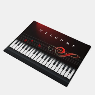 Piano Treble Clef Fußmatte